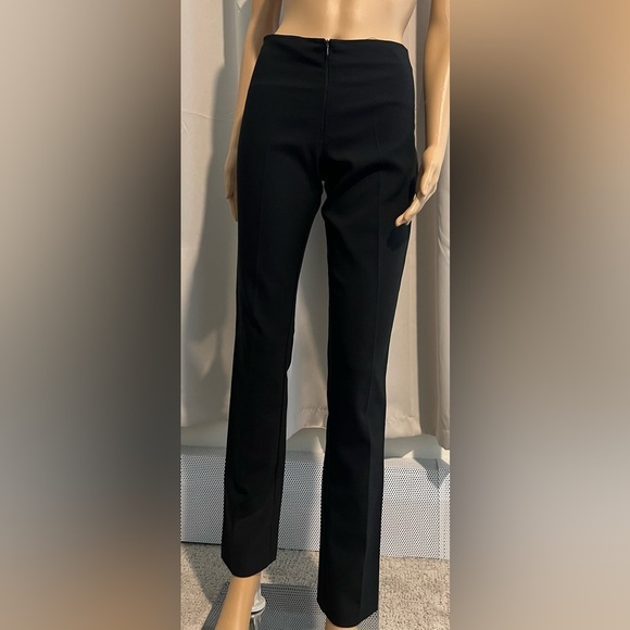 XoXo Flat Front Exposed Zipper Fitted Dress Pants - Picture 1 of 4